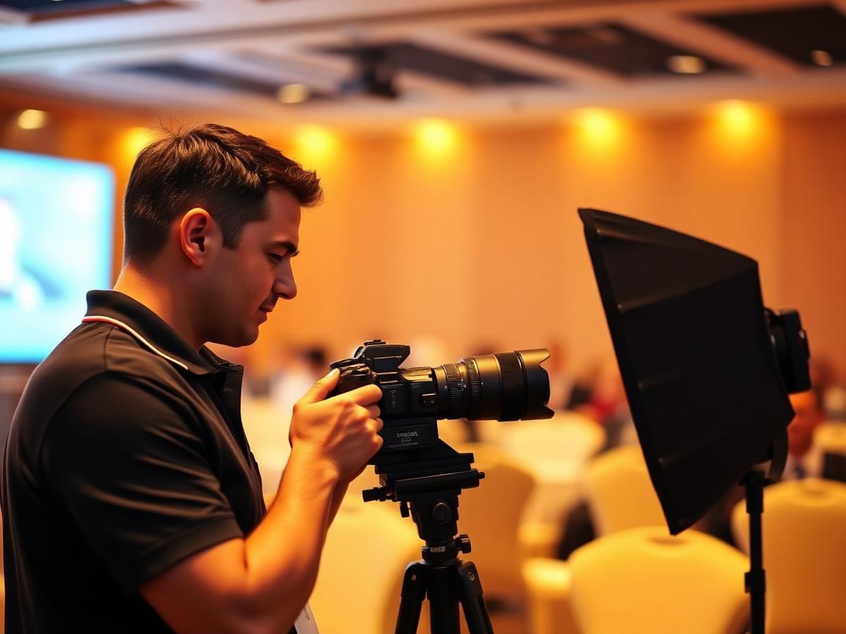 Picturesline photographer working in a studio